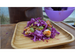 Салат с креветками и авокадо от Лайпакова на гриле. Рецепты для гриля