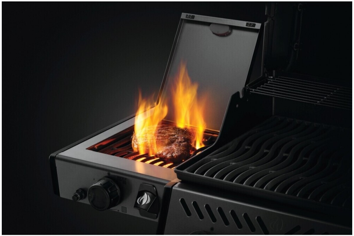 Газовый гриль Napoleon Freestyle 365 с боковой конфоркой Sizzle Zone, графитовый F365SIBPGT-RU