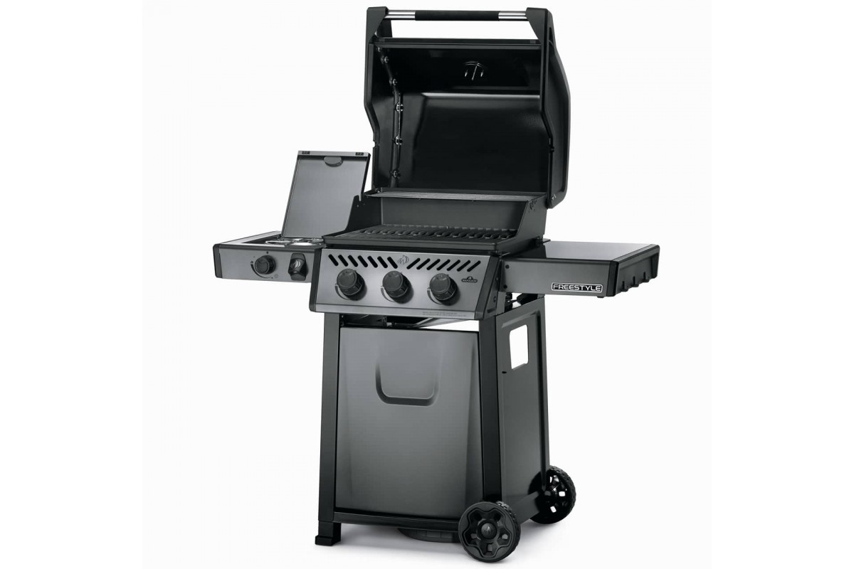 Газовый гриль Napoleon Freestyle 365 с боковой конфоркой Sizzle Zone, графитовый F365SIBPGT-RU