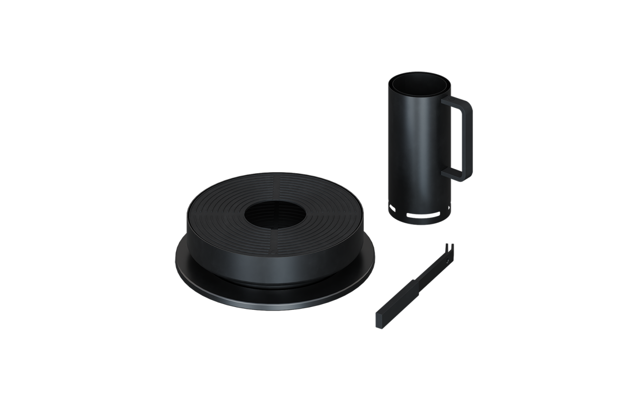 Портативный настольный гриль c Tabl''O со стартером и щипцами