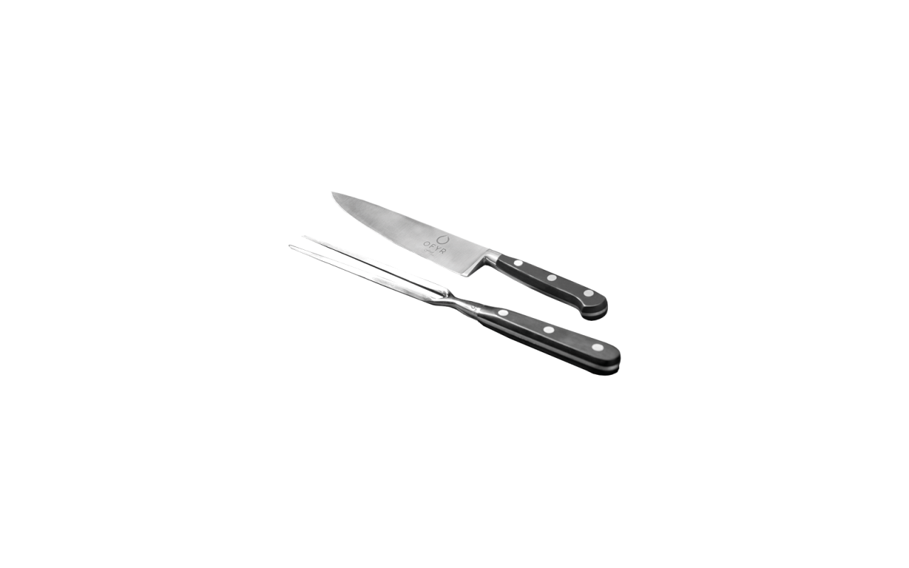 Набор нож и вилка для мяса OFYR