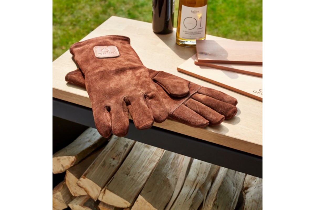 Перчатки для гриля OFYR, коричневые