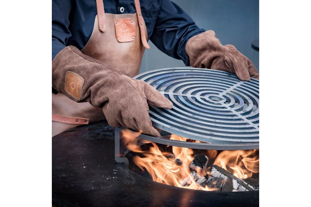 Перчатки для гриля OFYR, коричневые