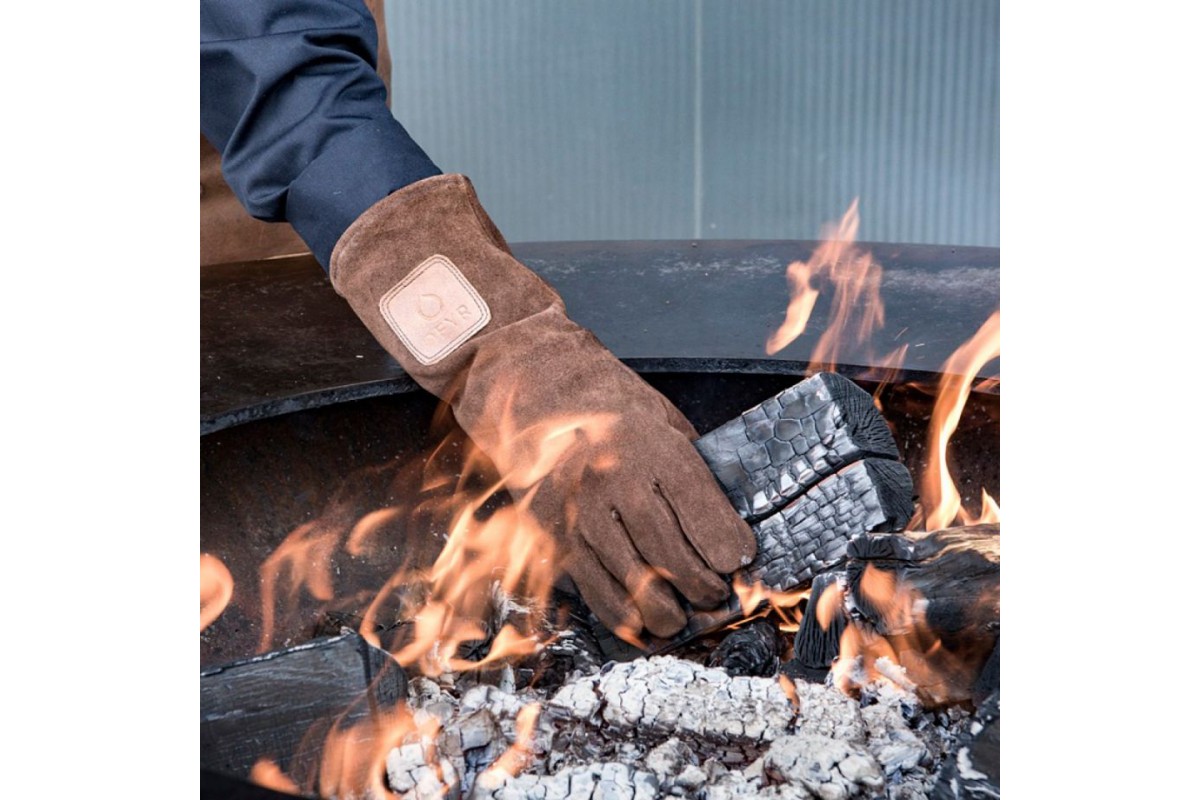 Перчатки для гриля OFYR, коричневые