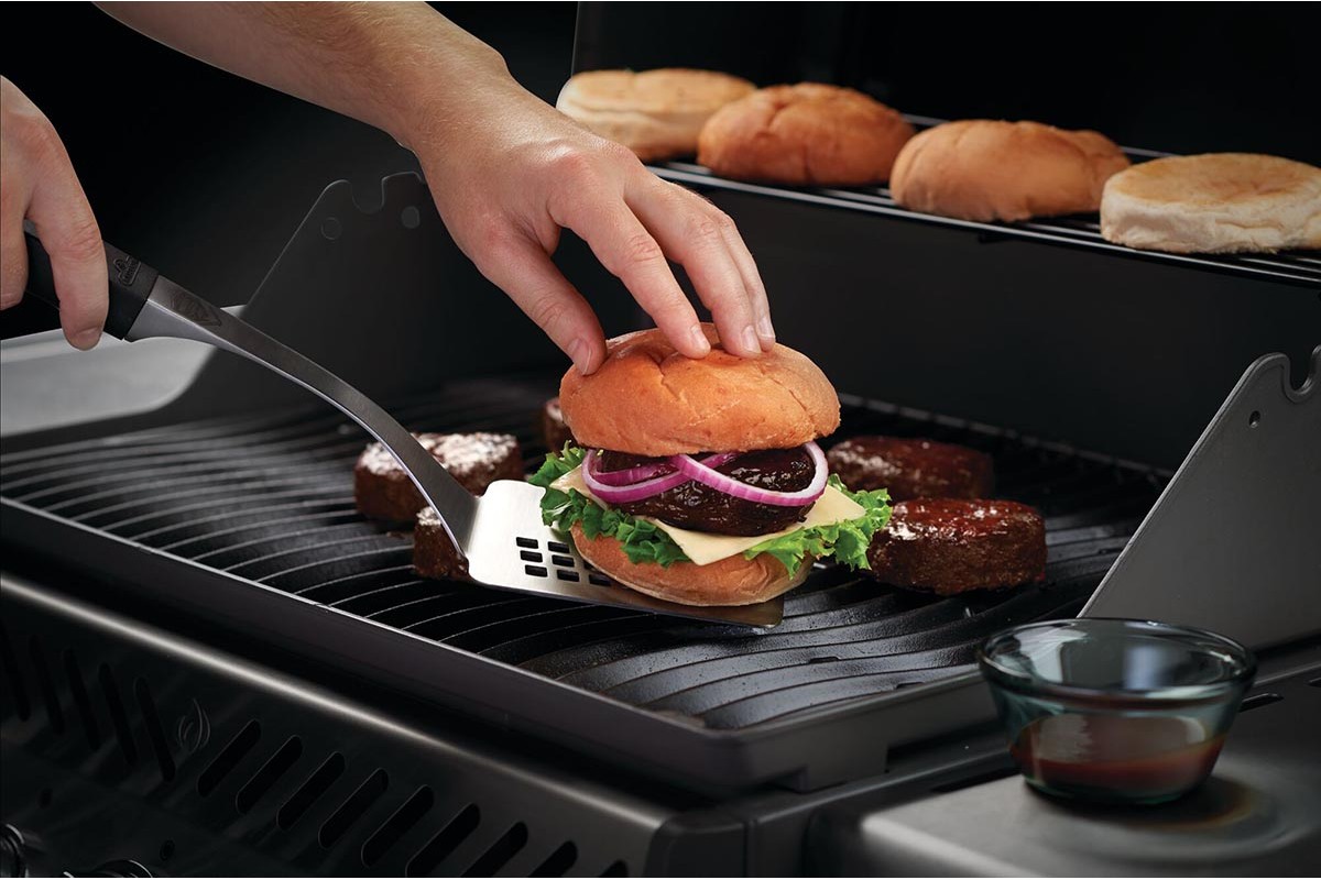 Набір із 3-х предметів із нержавіючої сталі Napoleon President's Edition (щипці, лопатка, пензлик) 70036