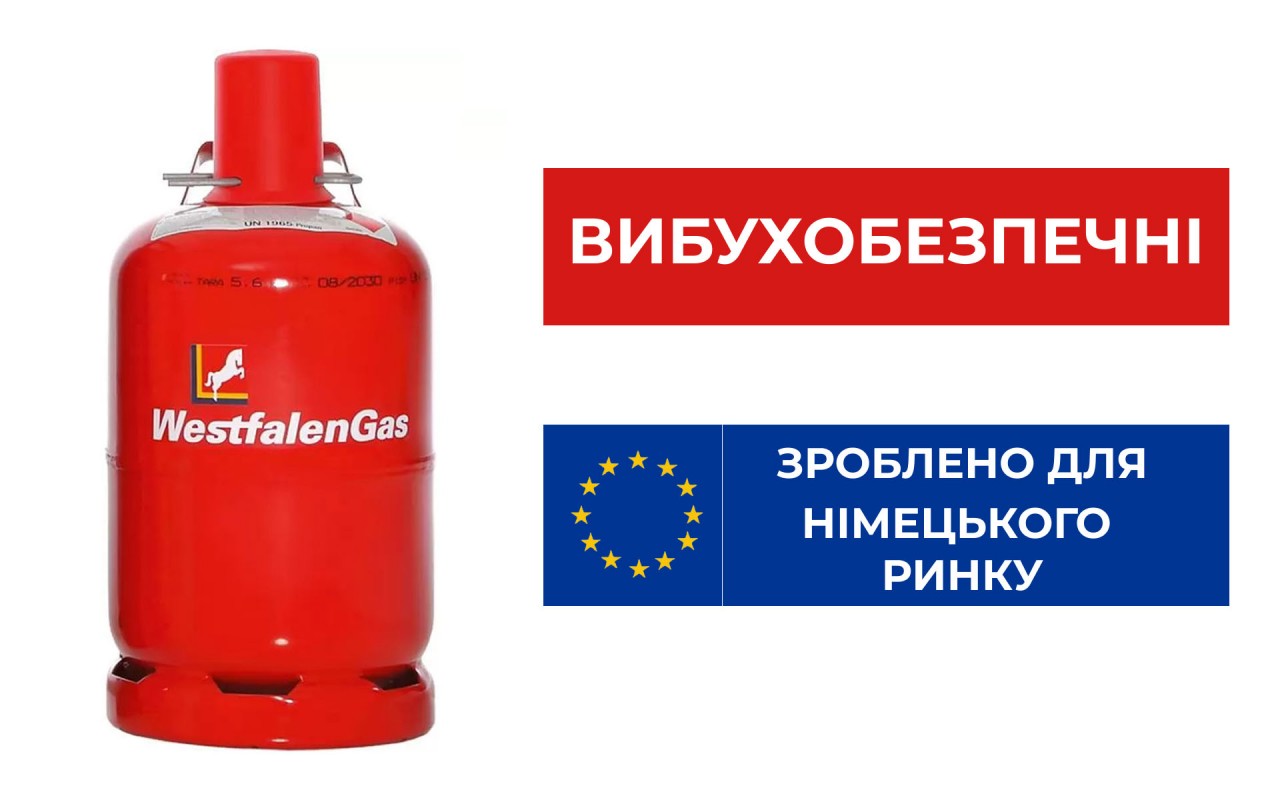 Баллон взрывобезопасный 12 л Westfalen