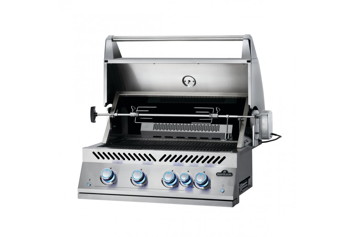 Встраиваемый газовый гриль Napoleon 700 Series BIG32 c вертелом нерж сталь BIG32RBPSS-1