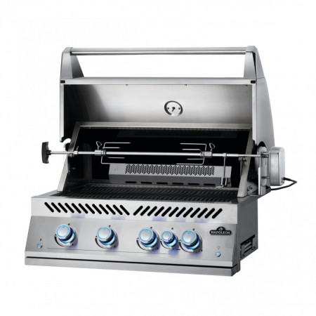 Встраиваемый газовый гриль Napoleon 700 Series BIG32 c вертелом нерж сталь BIG32RBPSS-1