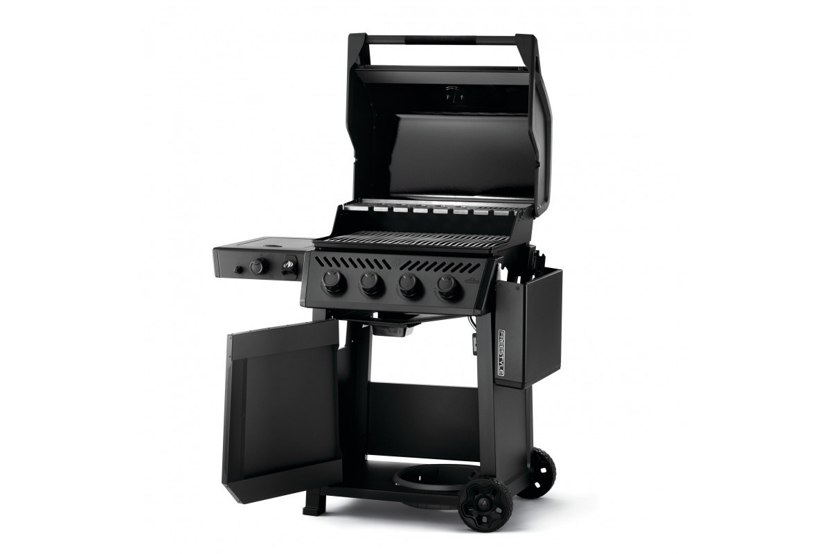 Газовый гриль Freestyle 425 с боковой конфоркой Sizzle Zone и дверкой, черный мат F425DSIBPK-RU-PHM