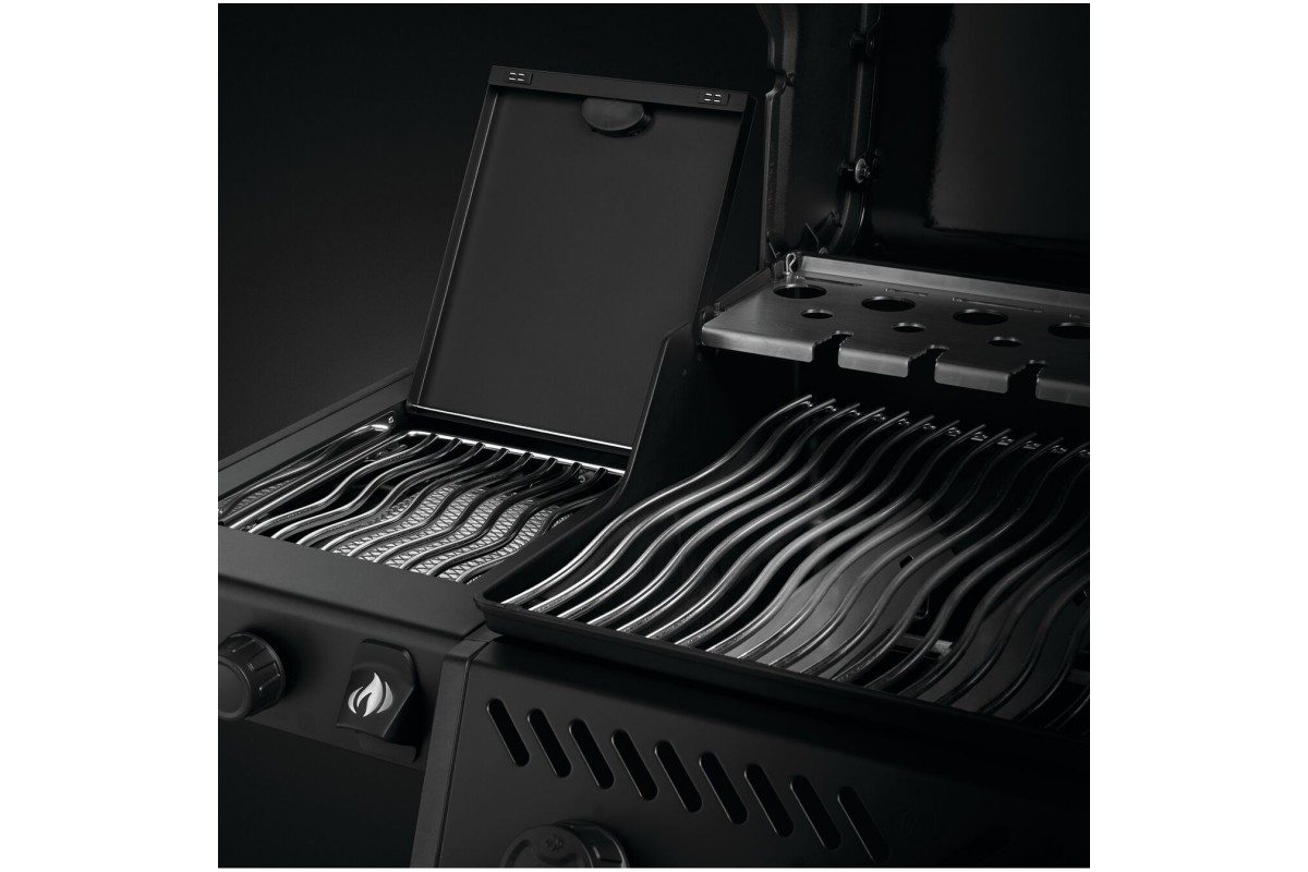 Газовый гриль Freestyle 425 с боковой конфоркой Sizzle Zone и дверкой, черный мат F425DSIBPK-RU-PHM