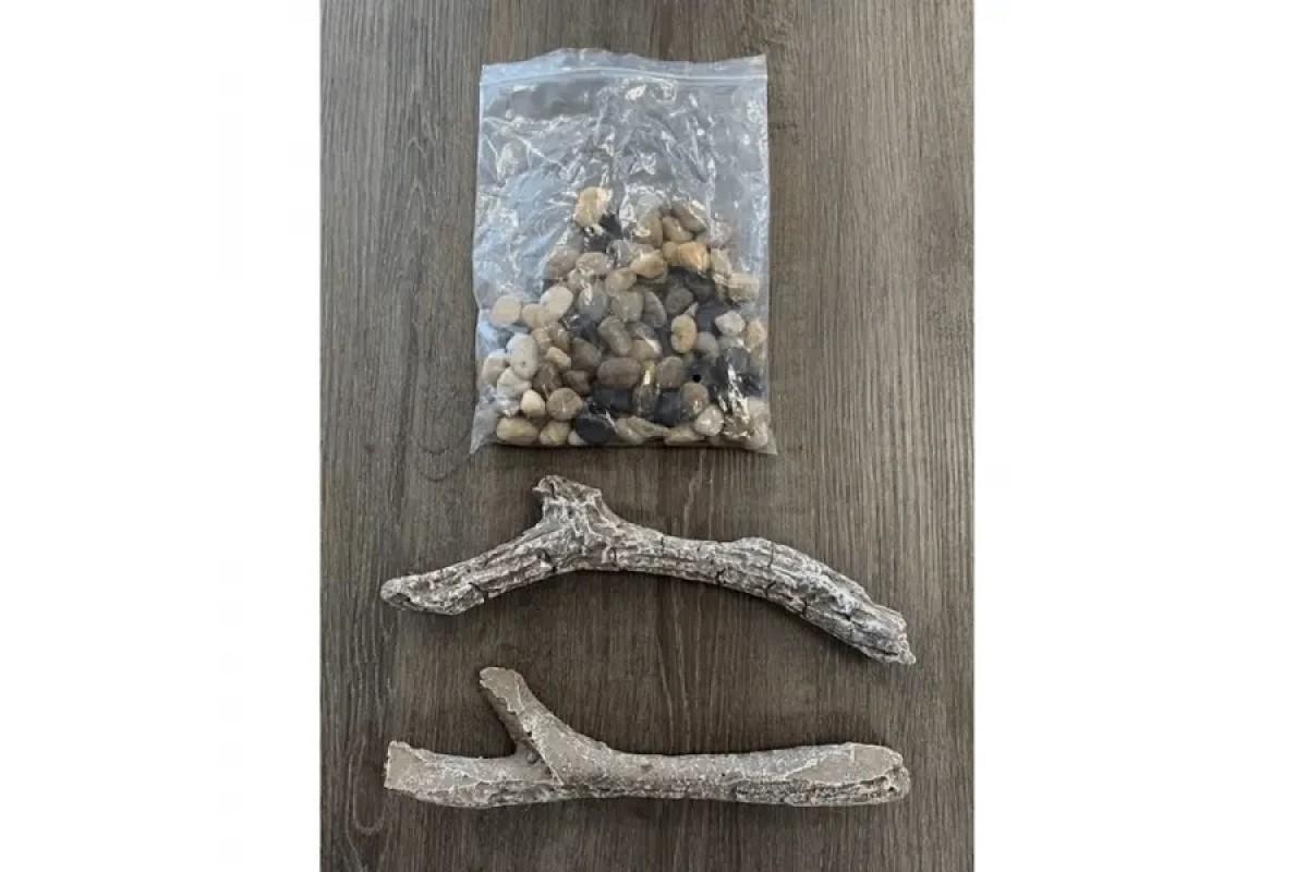 Набор декора для электрического камина Napoleon 72″ (Древесные коряги и речная галька)