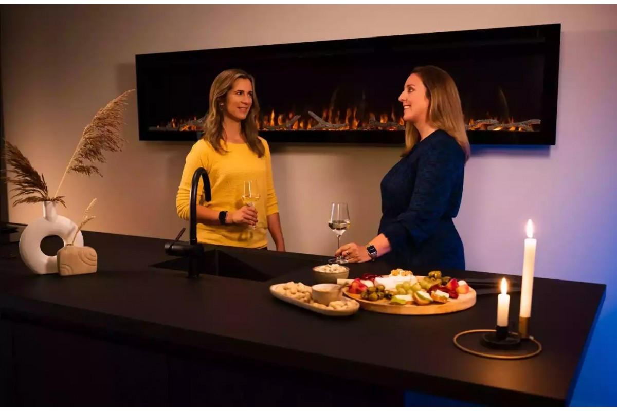 Камин электрический горизонтальный Purview 100 с узкой рамкой (NEFL100HI-EU)