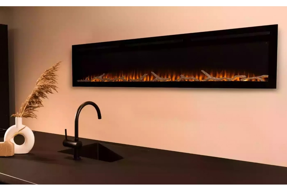 Камин электрический горизонтальный Purview 100 с узкой рамкой (NEFL100HI-EU)