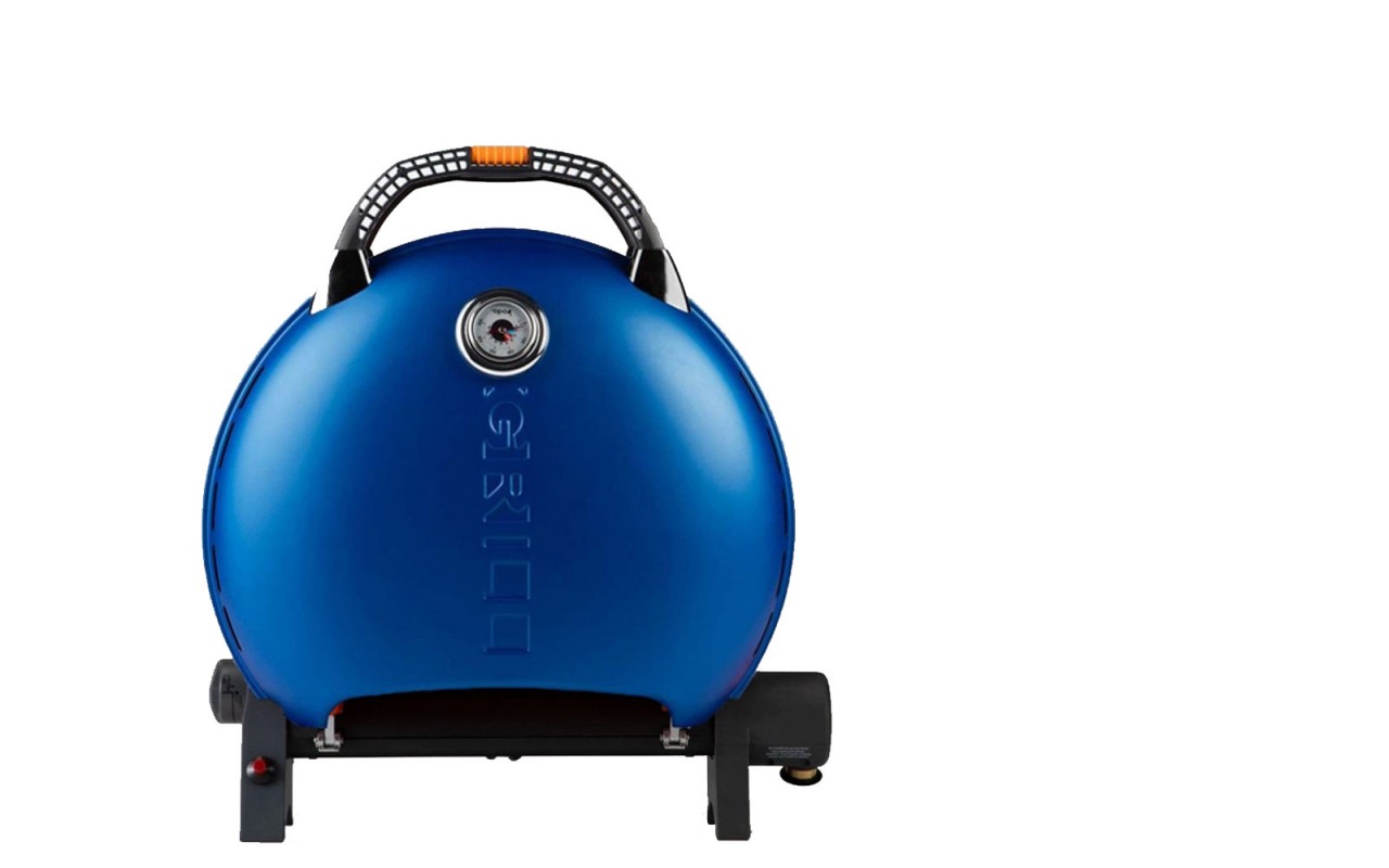 Портативний переносний газовий гриль O-GRILL 600T, синій