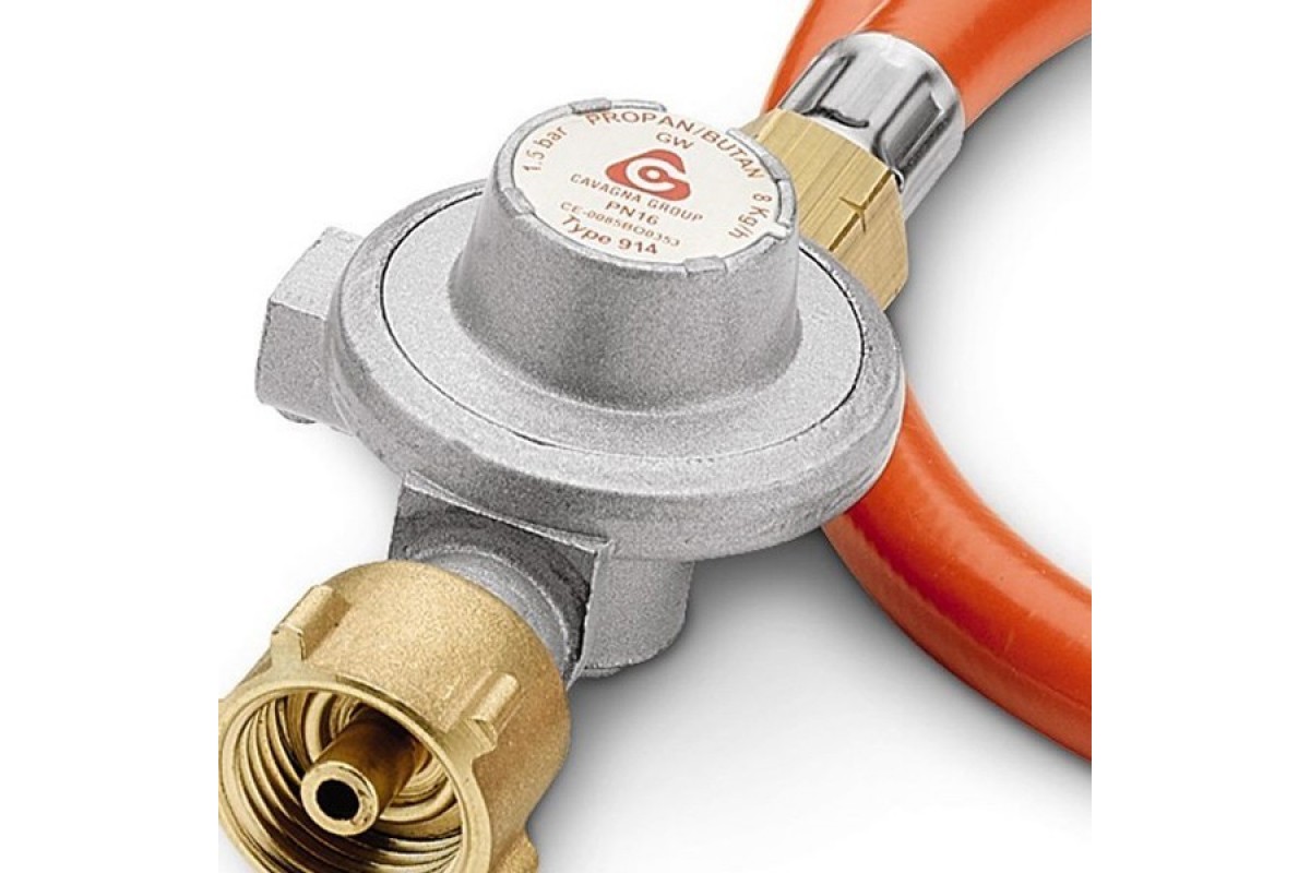 Редуктор со шлангом для грилей Q, Go-Anywhere, Performer Deluxe Weber 8490