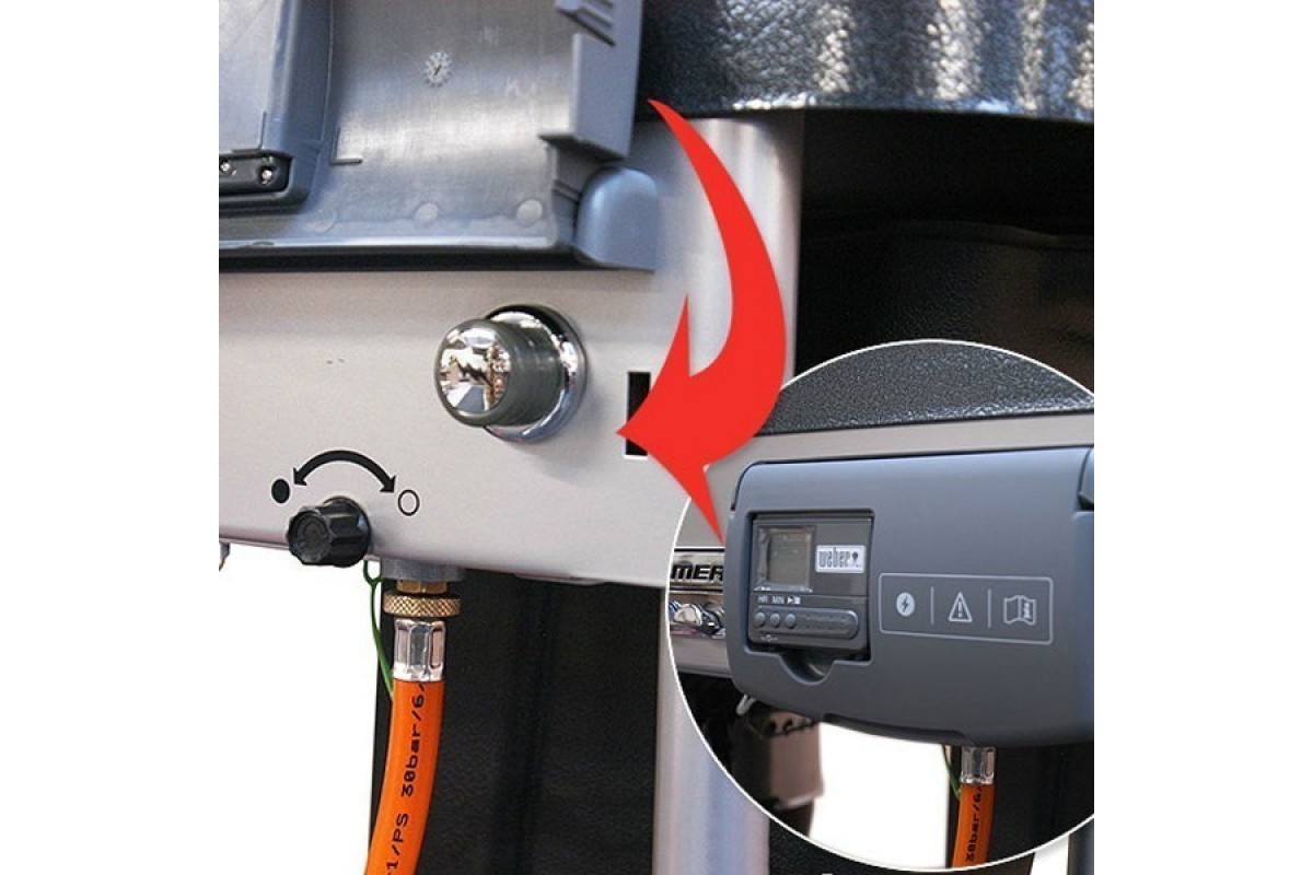 Редуктор со шлангом для грилей Q, Go-Anywhere, Performer Deluxe Weber 8481