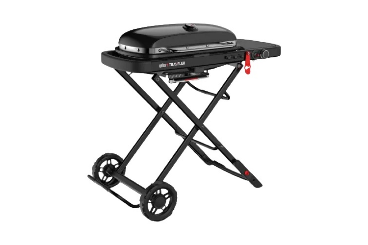 Газовый гриль Weber Traveler LP Stealth, черный 9013075
