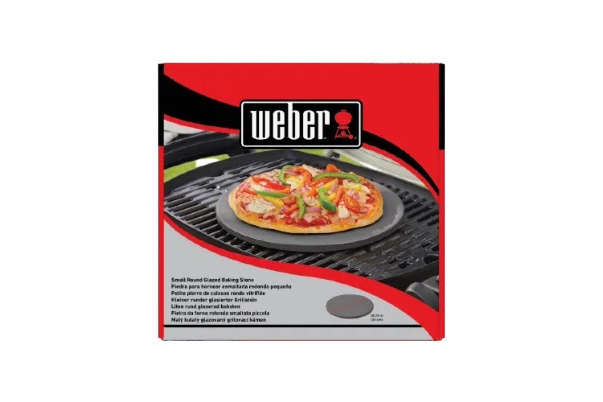 Керамический глазированный камень для пиццы 26 см Weber 18413