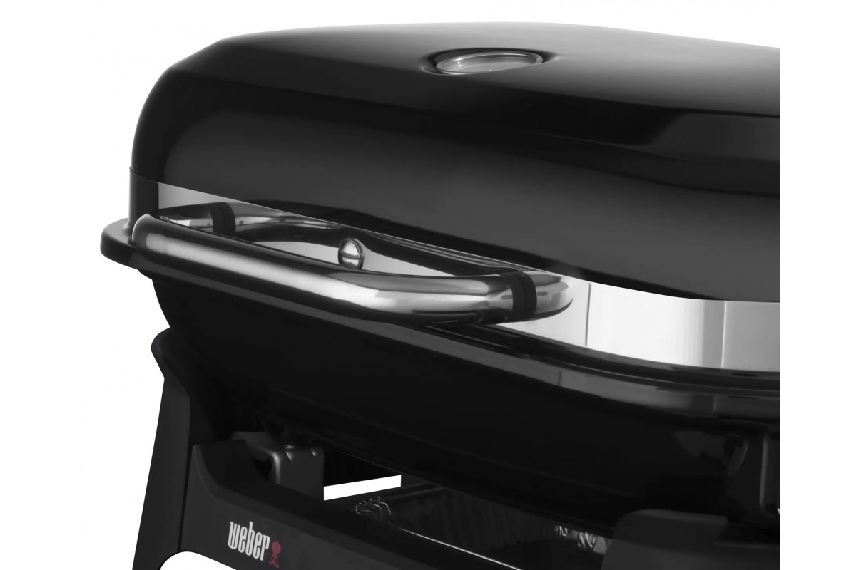 Електричний гриль Weber Lumin Compact з підставкою чорний 91010879