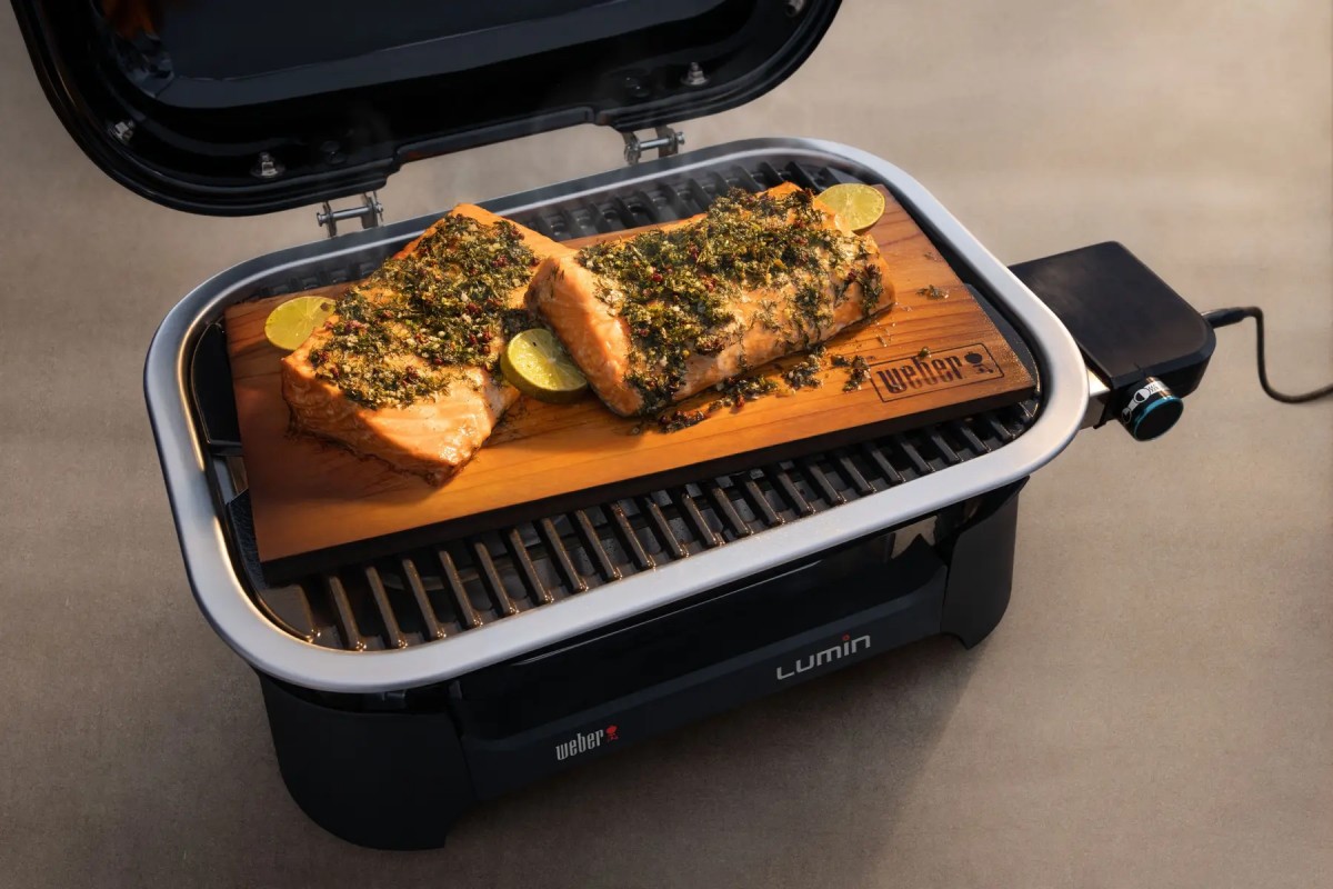 Електричний гриль Weber Lumin Compact чорний 91010979
