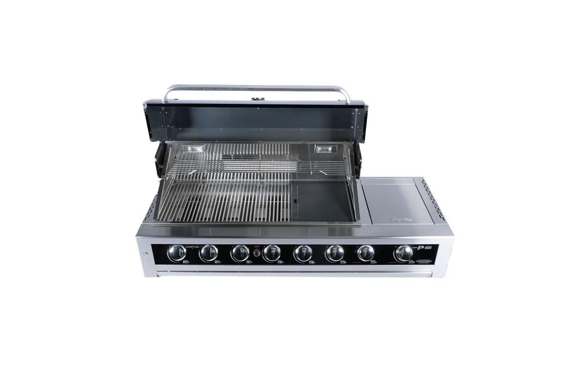 Встраиваемый газовый гриль SANTOS Free P-611, с боковой горелкой 230223