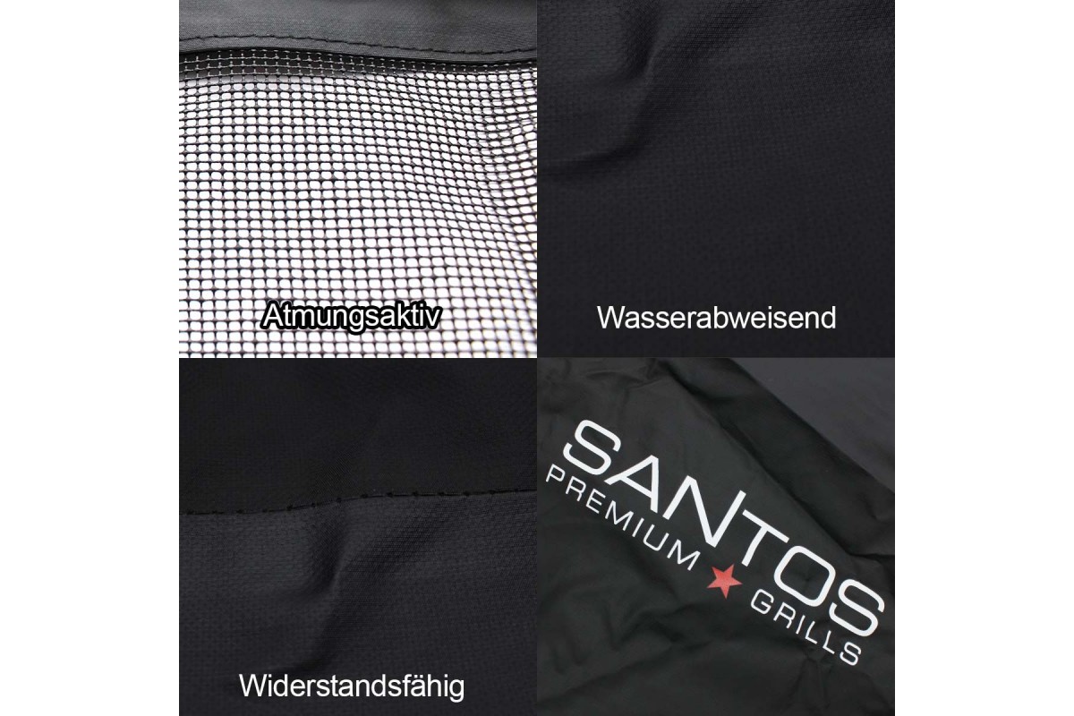 Чехол для гриля SANTOS, ПВХ/полиэстер, 140х65х128 см 6003