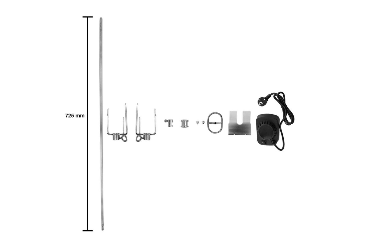 Вертел для гриля SANTOS, для грилей S-301 & S-318, Burnhard EARL 901997
