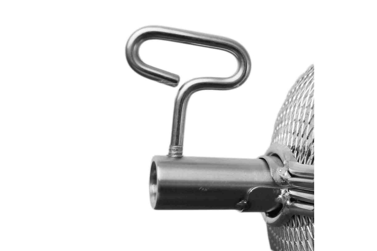 Корзина-сетка для вертела SANTOS, для гриля, круглая, нержавеющая сталь 900020