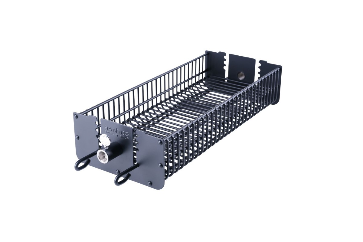 Корзина для вертела SANTOS, для гриля, квадратная, черная, антипригарная 897528