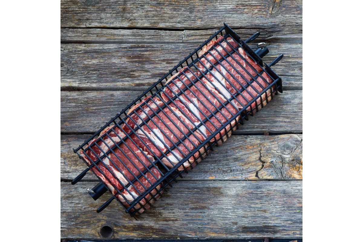 Корзина для вертела SANTOS, для гриля, квадратная, черная, антипригарная 897528