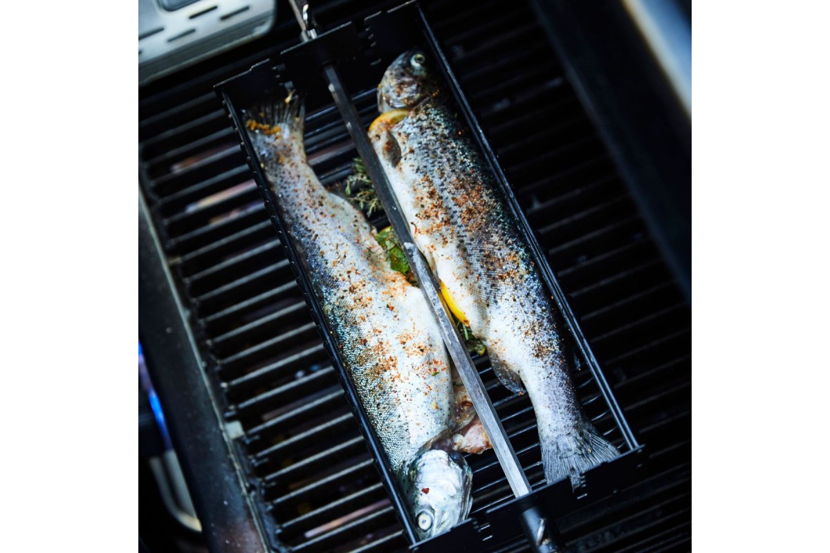 Корзина для вертела SANTOS, для гриля, квадратная, черная, антипригарная 897528