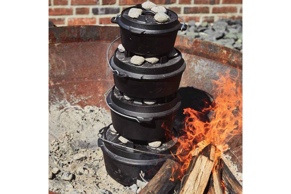 Голландська піч казан пательня SANTOS, 5,7л з ніжками 897085