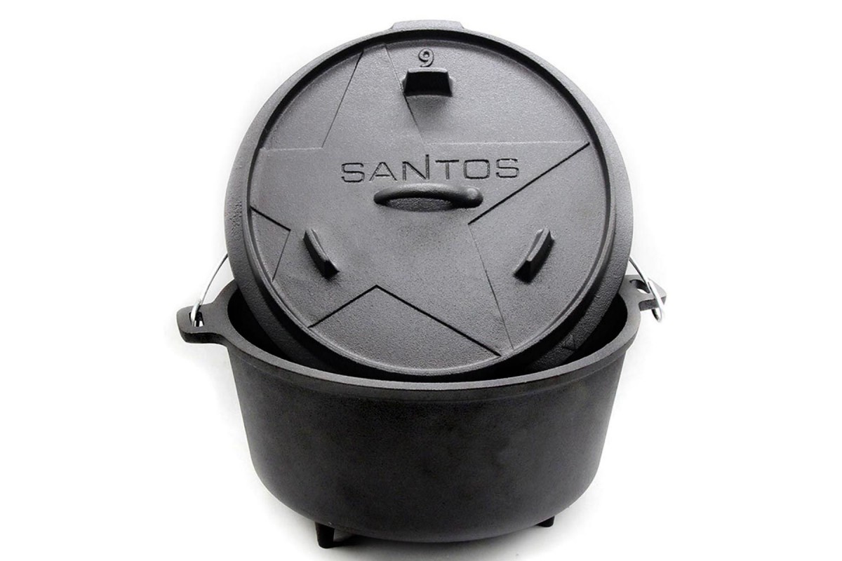 Голландская печь казан жаровня SANTOS, 8,5л с ножками 897108