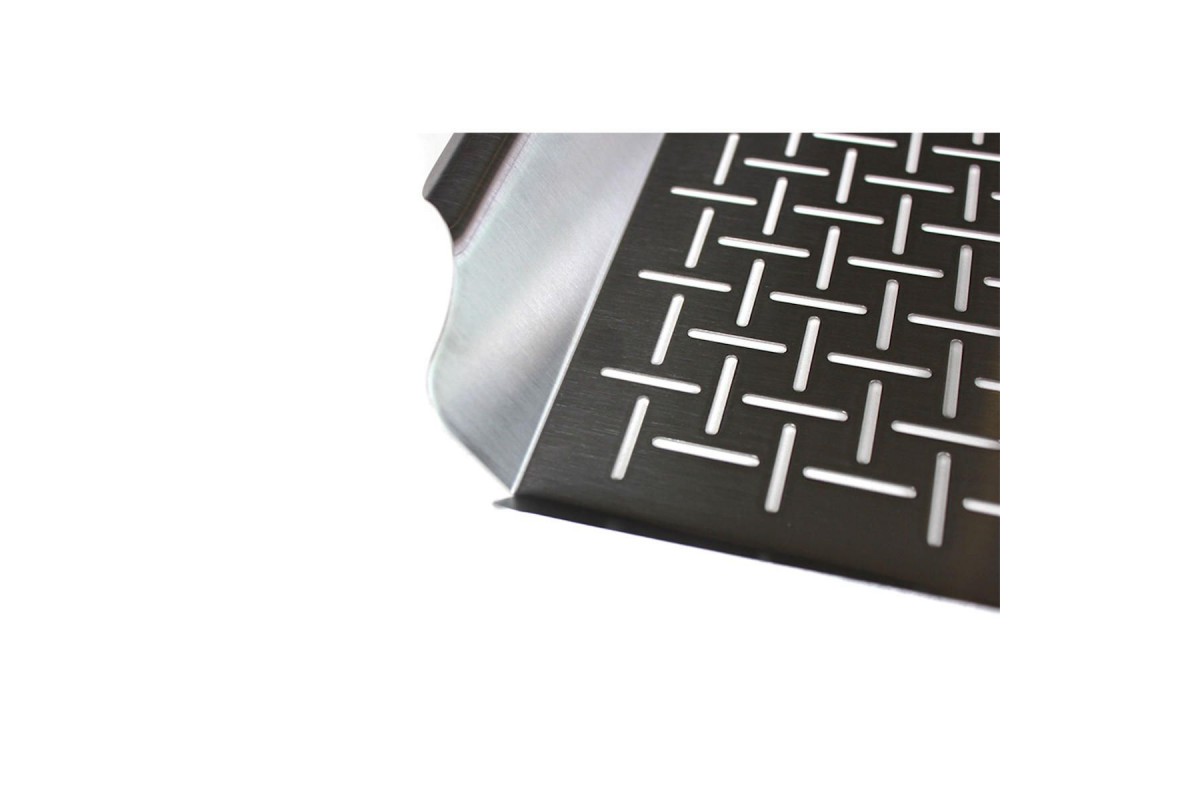 Вок-противень для овощей SANTOS XXL, нержавеющая сталь, 44,5 х 30 см 167