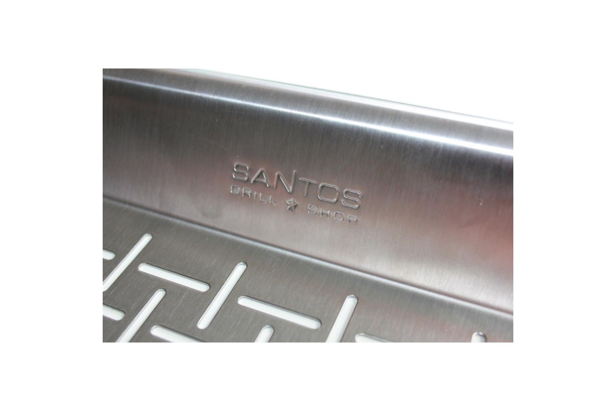 Вок-противень для овощей SANTOS XXL, нержавеющая сталь, 44,5 х 30 см 167