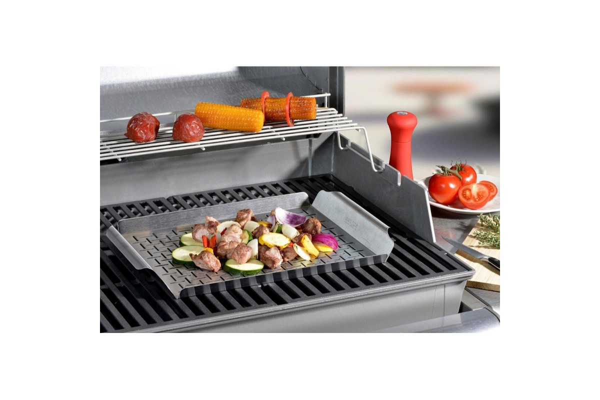 Вок-противень для овощей SANTOS XXL, нержавеющая сталь, 44,5 х 30 см 167