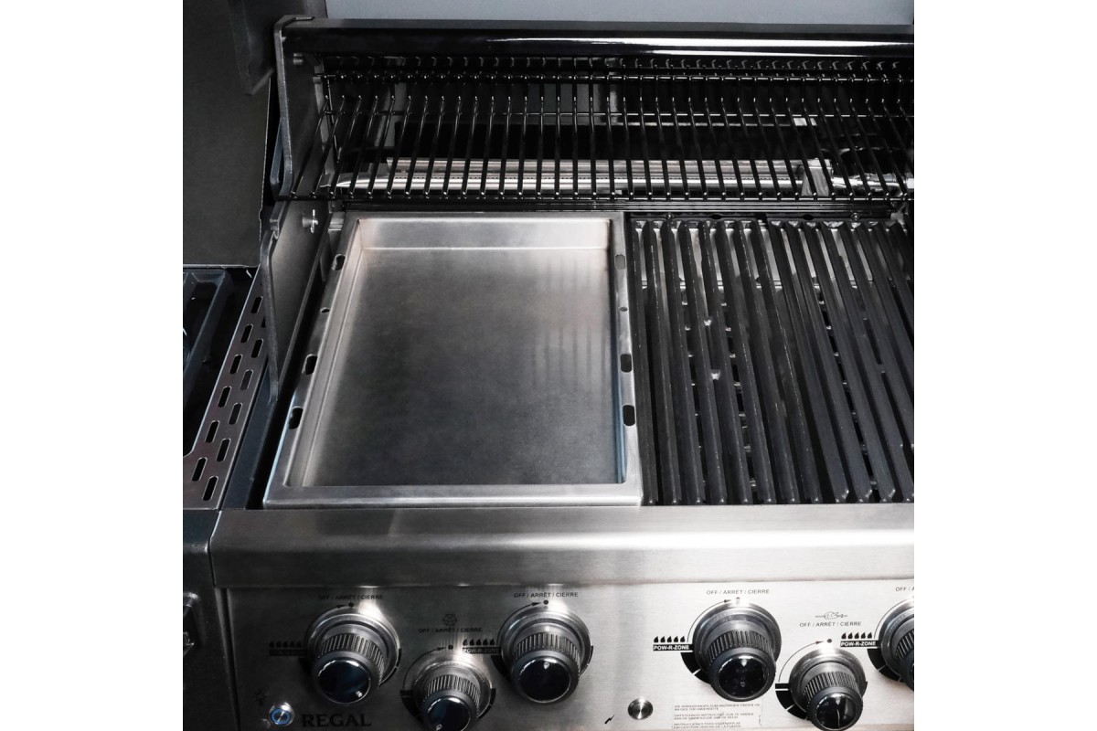 Вок-противень для гриля SANTOS, вставка для грилей Broil King Regal / Imperial & Weber Genesis ll / E-418, нержавеющий 896538