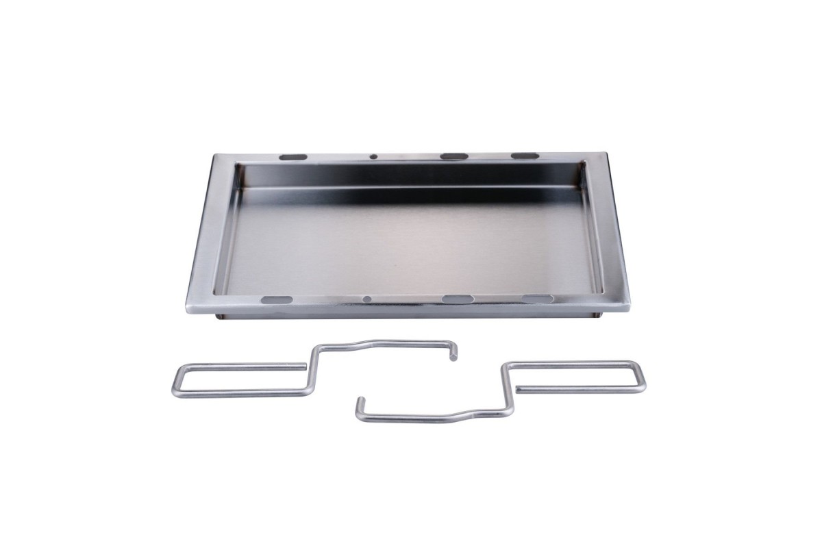 Вок-противень для гриля SANTOS, вставка для грилей Broil King Regal / Imperial & Weber Genesis ll / E-418, нержавеющий 896538