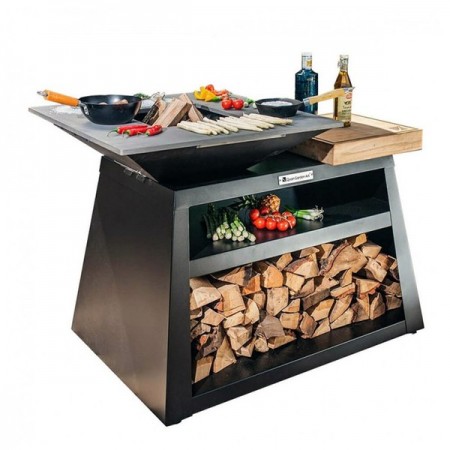 Аренда Гриль-Очага Quan Medium Island, черный QN90055