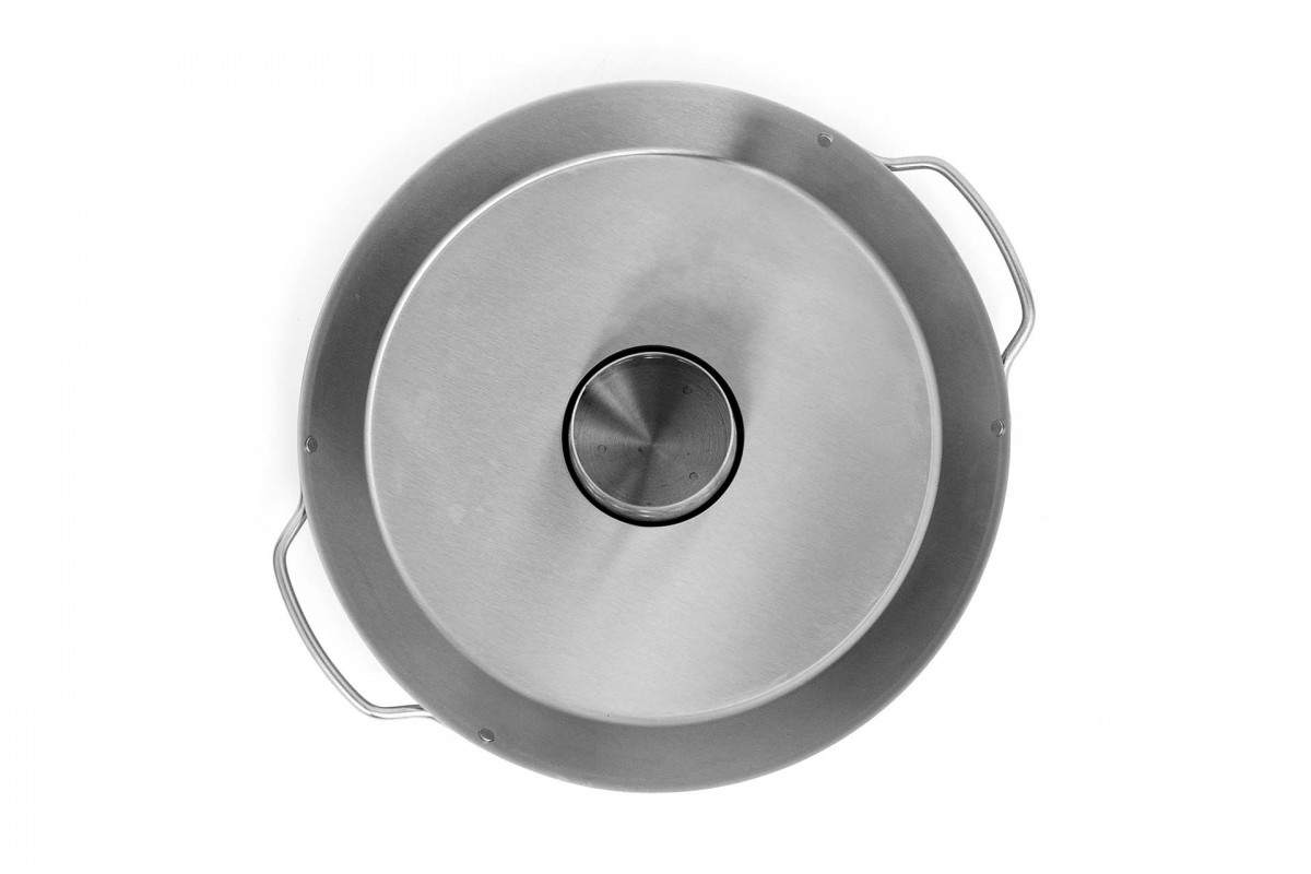 Подставка для курицы с поддоном из нержавейки GRILLI 777300