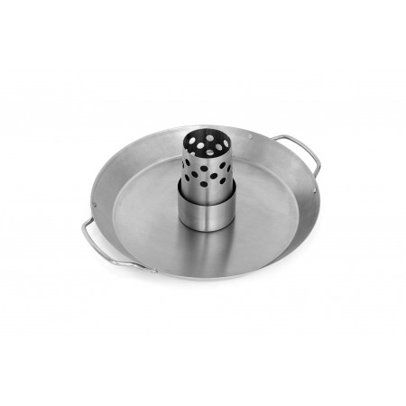 Подставка для курицы с поддоном из нержавейки GRILLI 777300