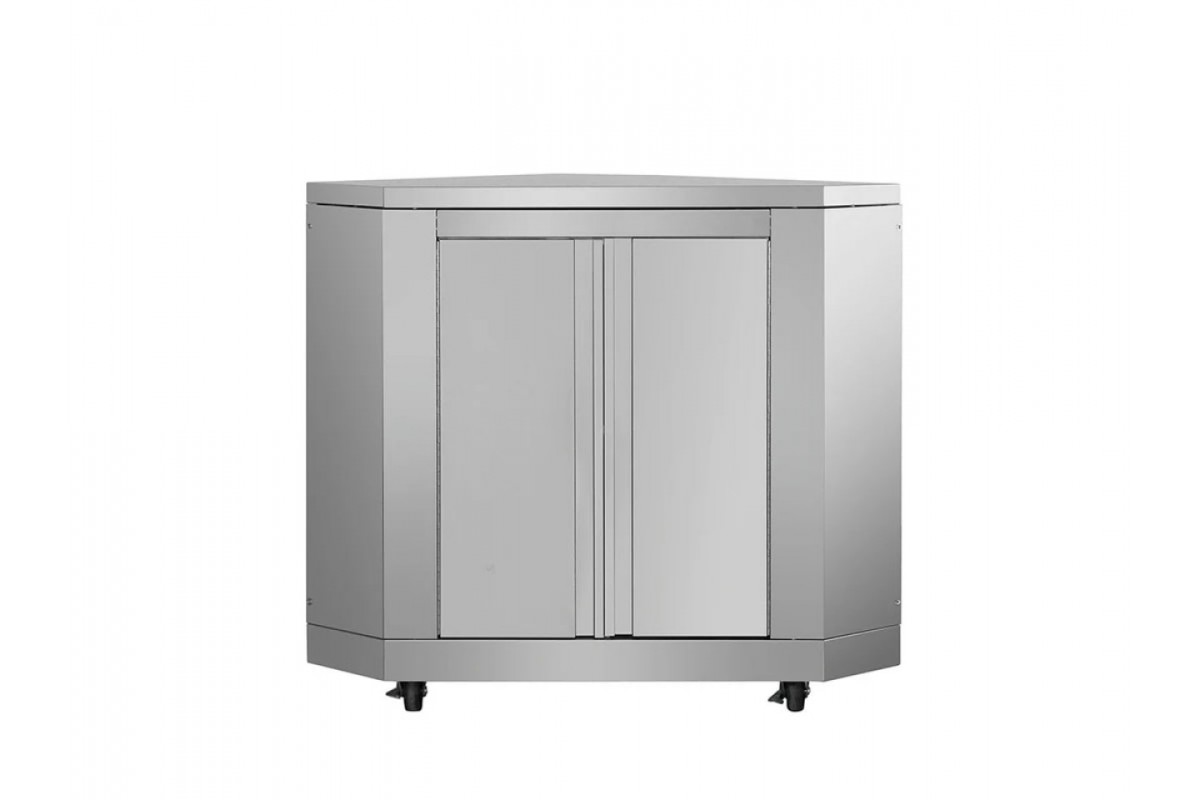 Уличная кухня-барбекю с газовым грилем Kapitan, газовой пицца-печью, мойкой и холодильником GRILLI 777431