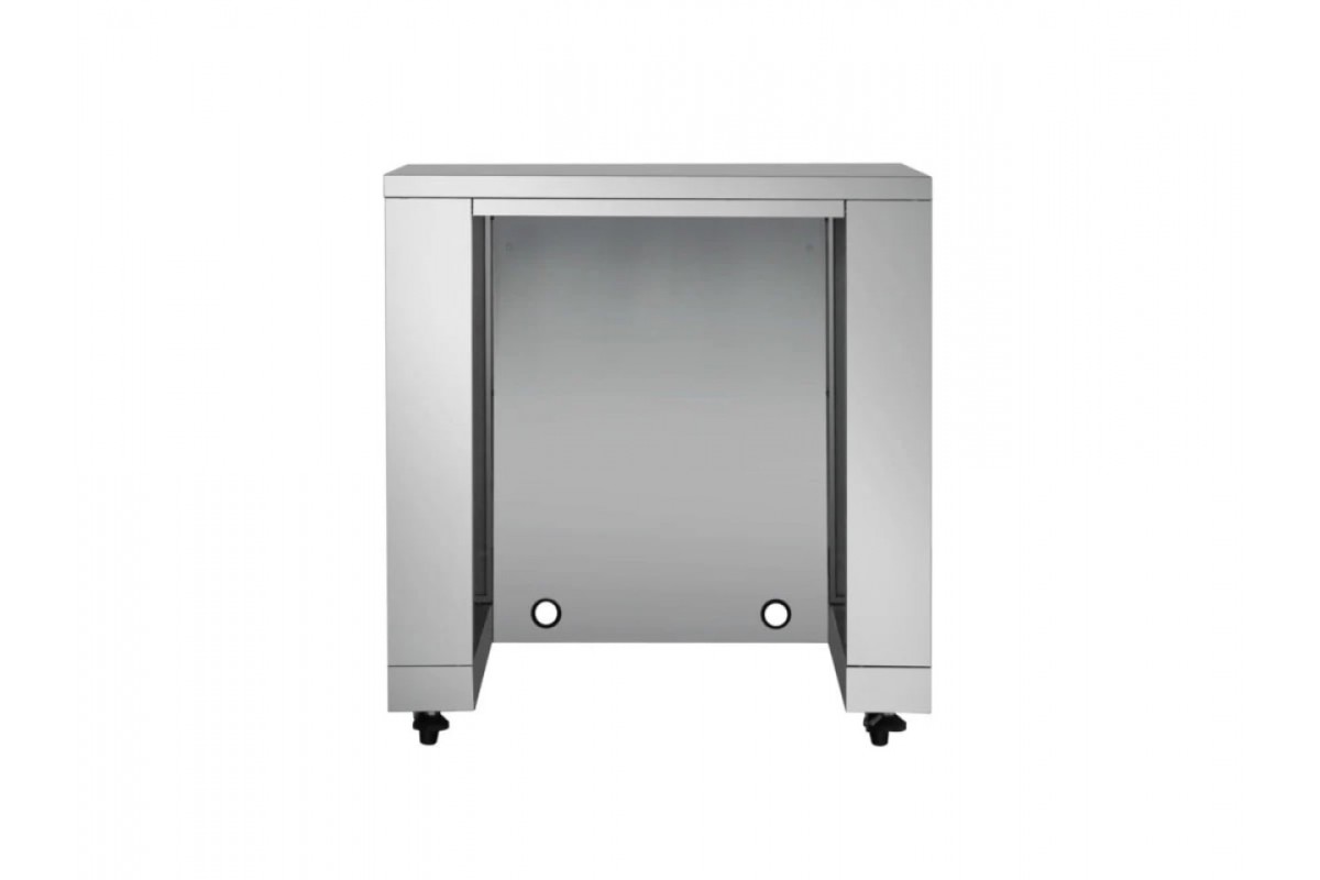 Уличная кухня-барбекю с газовым грилем Kapitan, газовой пицца-печью, мойкой и холодильником GRILLI 777431