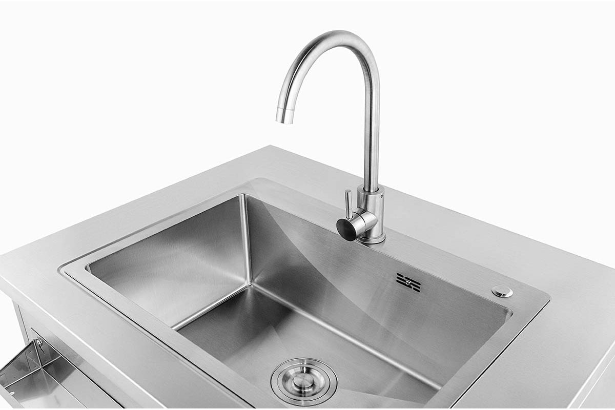 Отдельно стоящий модуль с мойкой из нержавеющей стали GRILLI 777334