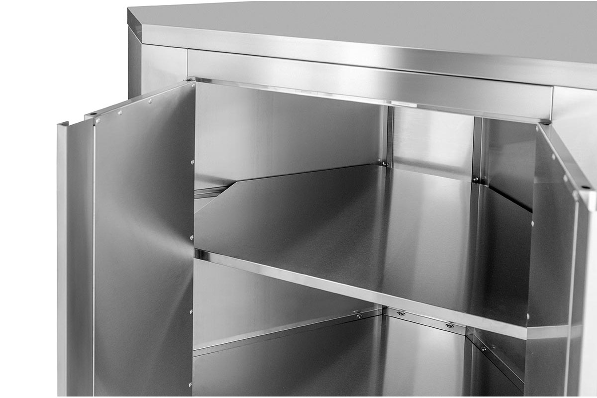 Окремо стоячий кутовий модуль із нержавіючої сталі GRILLI 777337