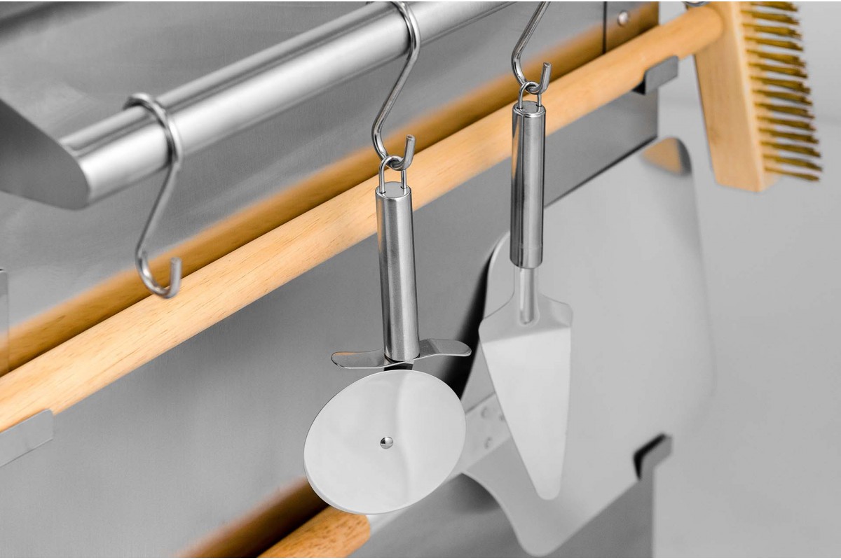 Угольная печь для пиццы из нержавеющей стали GRILLI 777339