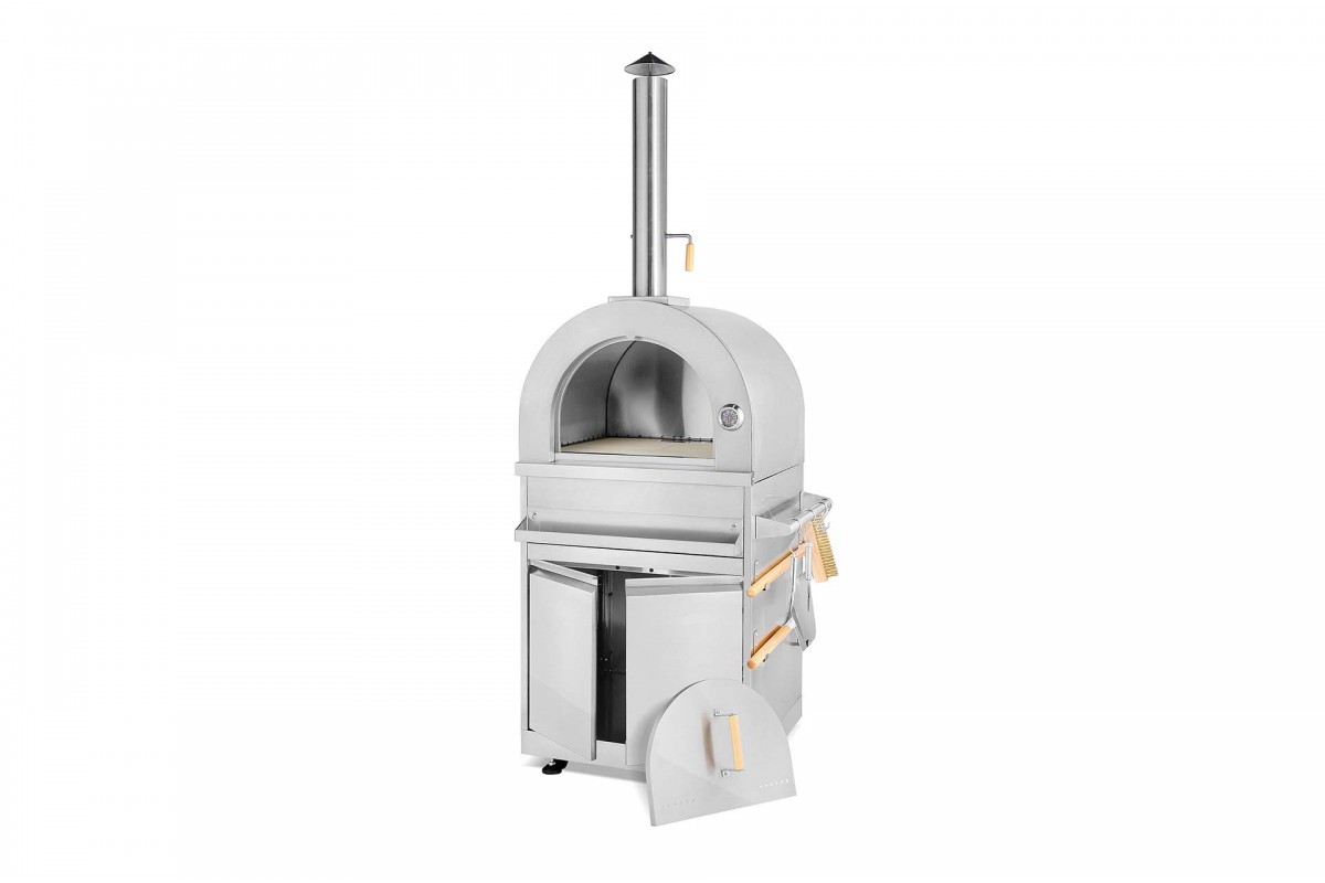 Угольная печь для пиццы из нержавеющей стали GRILLI 777339