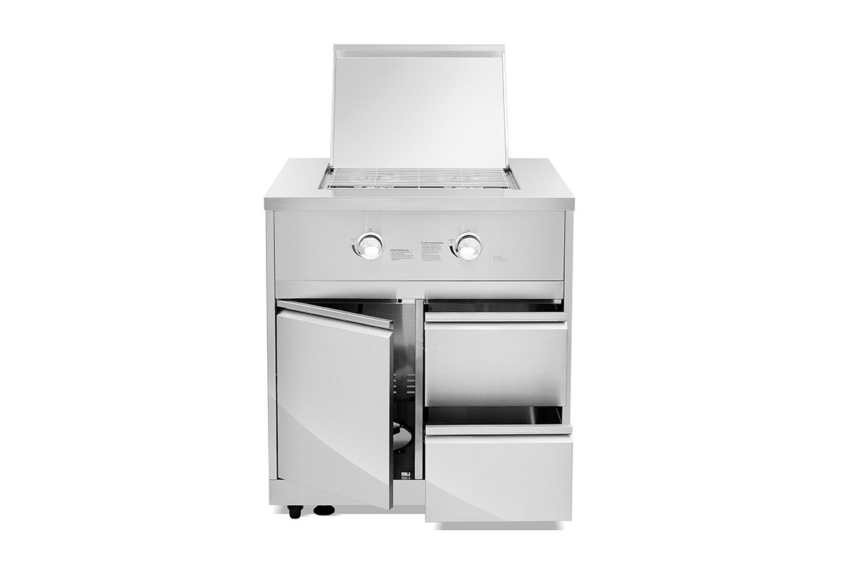 Встраиваемый модуль с двойной газовой конфоркой из нержавеющей стали GRILLI 777333