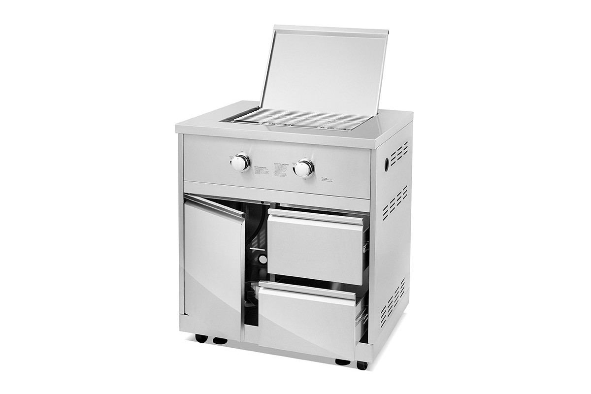 Встраиваемый модуль с двойной газовой конфоркой из нержавеющей стали GRILLI 777333