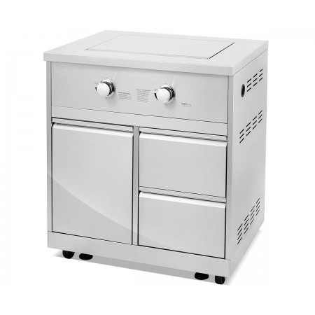 Встраиваемый модуль с двойной газовой конфоркой из нержавеющей стали GRILLI 777333